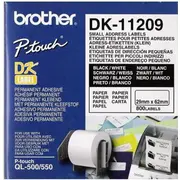 Brother lentes. Dk-11209 Black on white