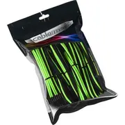 Cablemod kabeļu komplekts. melns un zaļš Cm-Pcab-Bkit-Nkklg-3 Zestaw kabli. Czarno-Zielony