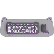 Canyon tastatūra pele Iestatiet Hset-W6 tastatūru un peli ar paliktni Klawiatura mysz Zestaw klawiatura