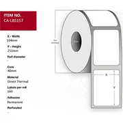 Capture Label serde 40Mm. 251Mm. Core