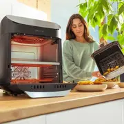 Cecotec Foodcourt 11000 Connected Fryer Fryktot ar dubultā grozu Frytkownica koszem 11L