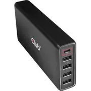 Club 3D Cac-1903Eu lādētājs 4X Usb-A 1X Usb-C 4.8 A