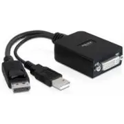 Delock Displayport Dvi-I Av adapteris. melns 61855 Adapter czarny