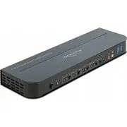 Delock Hdmi Kvm slēdzis 4K 60 Hz ar Usb 3.0 un audio. slēdzi Switch with and switch