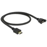 Delock Hdmi uz kabelis melns 85463 Kabel 0.5M czarny