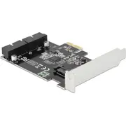 Delock Pcie x1 kontrolieris 2X Usb 3.0 90387 Kontroler