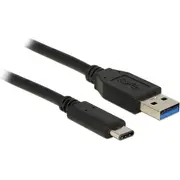 Delock Usb-A kabelis  melns 83870 Kabel Usb Czarny