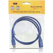 Delock Usb kabelis Usb-A  zils 82538 Kabel Usb-A Niebieski