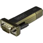 Digitus Usb  melns Ada70156 Adapter Usb Rs-232 Czarny