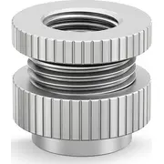 Ek ūdens bloki Ek-Kvanta griezes momenta caurlaide G1/4 satīna titāna Water Blocks Ek-Quantum Torque Pass-Through Satin Titanium