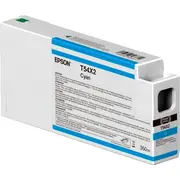 Epson T54X2 tinte 350 ml Ciāna oriģinālā kasetne priekš Surecolor Sc-P6000. Sc-P7000. Sc-P7000V. Sc-P8000. Sc-P9000. Sc-P9000V Tusz Cyan original do