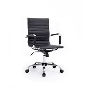 Equip Bürostuhl gerippte Polsterung/Rückenlehne schwarz