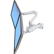Ergotron galda turētājs 2 monitoriem līdz 27 collu Lx Dual 45-491-216 Uchwyt biurkowy na monitory do