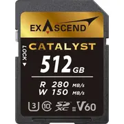 Exascend Catalyst karte Ex512Gsdv60 Karta Sdxc Gb Class Uhs-Ii/U3 V60