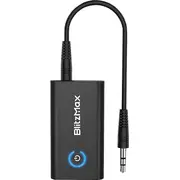 Fm raidītājs Blitzwolf Bluetooth 5.2 raidītājs/uztvērējs Blitzmax Bt05. aptX Transmiter Odbiornik