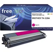 Freecolor Toner Brother Tn-328M fuksīna 6000 lappušu pārstrādāts Magenta stron remanufactured