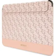 Guess Gcube Stripes datora apvalks  piezīmjdatora futrālis Rozā krāsā Etui Computer Sleeve na notebooka 14