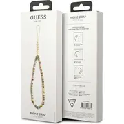 Guess Gustpeam tālruņa siksniņas kulons daudzkrāsains/daudzkrāsains Heishi krelles Zawieszka Phone Strap wielokolorowy/multicolor Beads