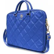 Guess Quilted 4G datora soma piezīmju grāmatiņa 15 16 Zils Torba Computer Bag na notebooka niebieski