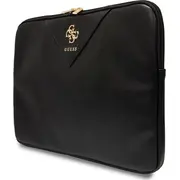 Guess Sleeve futrālis Gucs14Zpgstegk 14 melns/melns trīsstūris 4G Etui czarny/black Triangle