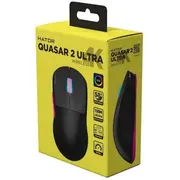Hator Htm570Bp Quasar 2 Ultra 4K 26000Dpi Spelu bezvadu datorpele