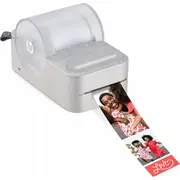 Hp uzlīmju printeris Sprocket Panorama Color Bluetooth fotogrāfijām Uzlīmes baltas Drukarka etykiet Kolorowa Do Etykiet Naklejek