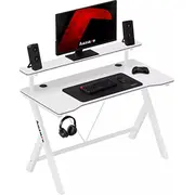 Huzaro Hero 1.9 Balts rakstāmgalds 120 cmx60 cm Biurko White