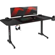 Huzaro Hero 4.7 Melns rakstāmgalds 160 cmx75 cm Biurko Black Czarne