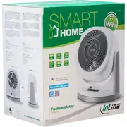 Inline Smarthome Galda ventilators balts/pelēks Table fan white/grey