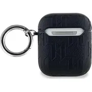 Karls Lāgerfelds Kla2Pgchpk Airpods 1/2 vāciņš. melns/melns Monogram Choupette Head Karl Lagerfeld cover czarny/black