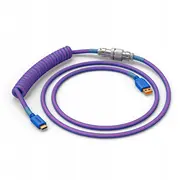 Usb krāšņs Usb-A Cable-Usb-C 1.4 m purpursarkanais Glo-Kb-Acc-Cbl-Coll-Neb Kabel Glorious Usb-C Fioletowy Glo-Kb-Acc-Cbl-Coil-Neb