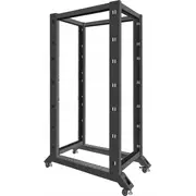 Lanberg Open rack 42U 600X1000 melns Stojak czarny