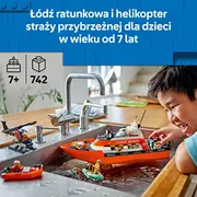 Lego City glābšanas laiva un helikopters 60504 Ratunkowa helikopter