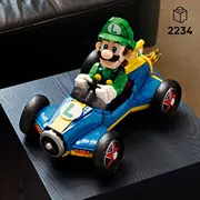 Lego Super Mario Kart Luidži un Mach 8 72050 Luigi