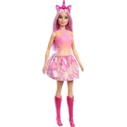 Lelle Bārbija Mattel lelle Vienradzis. rozā tērps Lalka Barbie
