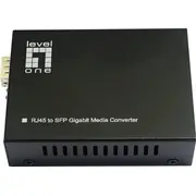 Levelone optiskās šķiedras pārveidotājs Konverter Gvt-2015 10/100/1000TRj45 uz Sfp 60W sw Konwerter to