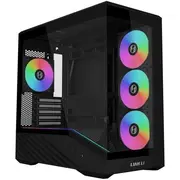 Lian Li Vector V100R Mini mini tornis. melns Tower Czarny