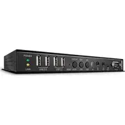 Lindy 4K Hdmi un Usb. izmantojot Ip paplašinātāju. Uztvērējs Usb over Extender. Receiver
