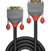 Lindy Dvi-D  Dvi-D kabelis pelēks 36225 Kabel 7.5M szary