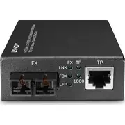 Lindy optiskās šķiedras pārveidotājs 25119 tīkla 850 nm daudzfunkcionāls melns Konwerter konwerter sieciowy Multifunkcyjny Czarny