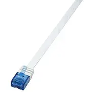 Logilink Patchcord plakana. U/Utp. Cat.6. balta. Cf2111U 20M