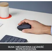 Logitech M170 melna un pelēka pele 910-004642 Mysz czarno-szara