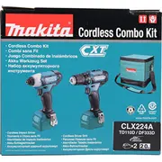 Makita Combo Set 12V Clx224A 2X2.0Ah