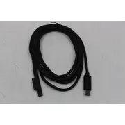 Manhetenas kabelis. Surface Connect to Usb-C uzlādes kabelis M/M. 15 V 3 A. 1.8 m. melns Manhattan kabel. Charging Cable 1.8M.
