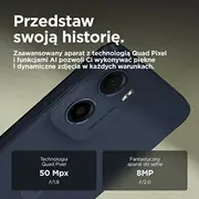 Motorola Moto G05 4/256Gb viedtālrunis zils Smartfon niebieski