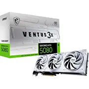 Msi Geforce Rtx 5080 Ventus Oc White 16Gb Gddr7 Dlss4 grafiskā karte Karta graficzna 3X