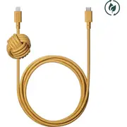 Native Union Usb-C zibens kabelis. 3 m. dzeltens Ncable-Cl-Kft-Np Kabel Usb Lightning