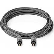 Nedis kabelis Catb25000Gy50 audio 5 m Toslink Pelēks Kabel kabel Szary