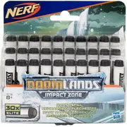 Nerf komplekts. Nerf. Doomlands trieciena zona. uzpilde. šautriņas. zēniem. 8 gadi. 30 gab zēniem Set. Impact Zone. Refill. Darts. For Boys. years. pcs Boys