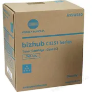 Oriģinālais Konica Minolta Tnp-49 ciāna toneris A95W450 Toner Cyan